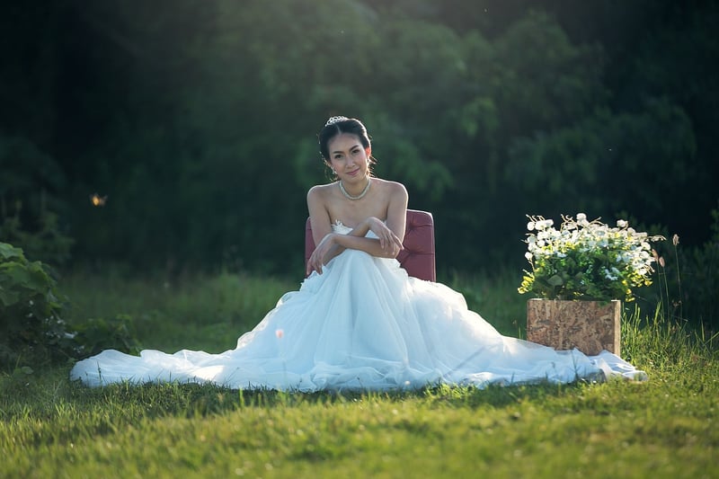 Vintage-Inspired Boho Gown